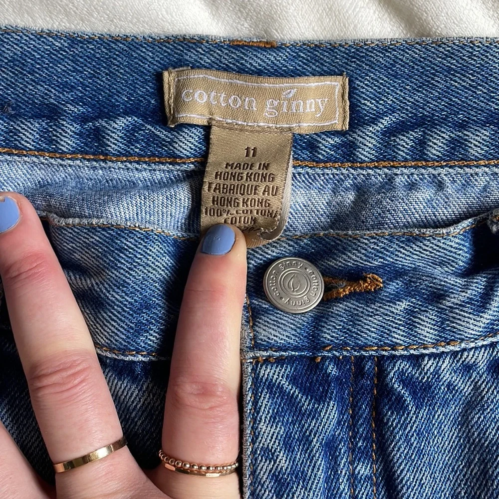 VTG Y2K high waisted cotton mom jeans - Picture 10 of 13